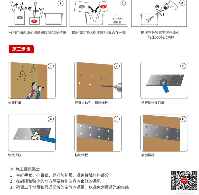 包钢富县粘钢加固施工过程